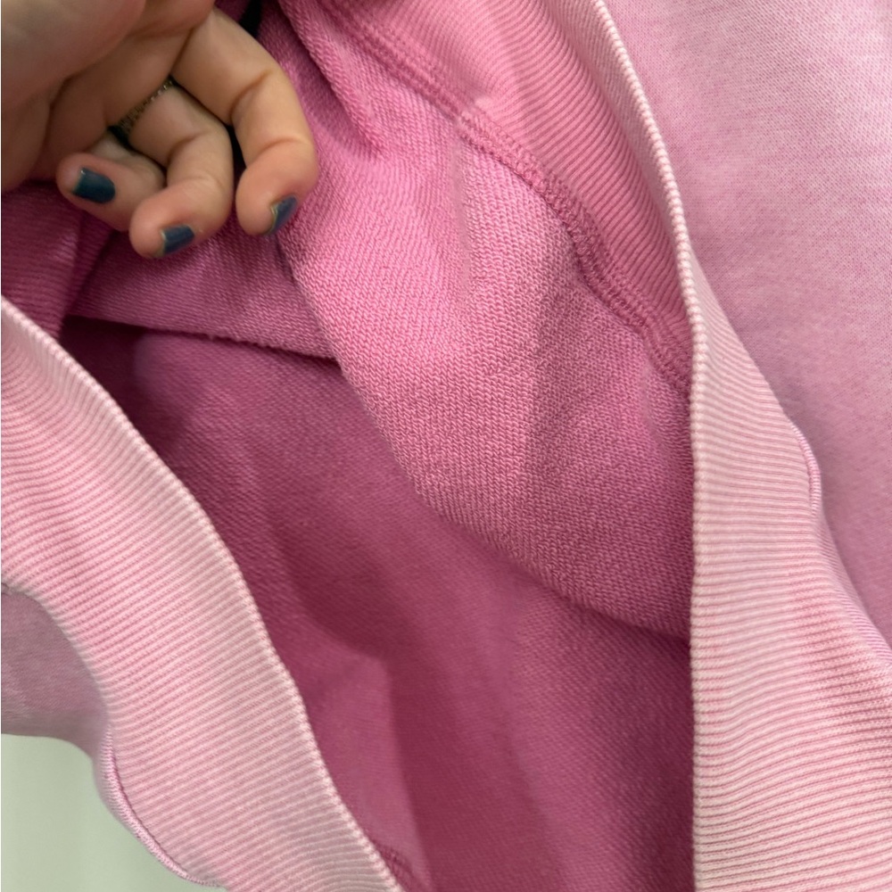 Salt water luxe Pink Sweatshirt with Red Heart Graphic sz s - Picture 5 of 5